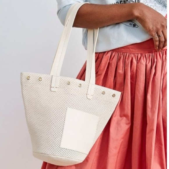 Clare V Handbags - Clare V Choupette Cream Perf Bag